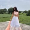 Pastel Bloom Embroidered Lehenga