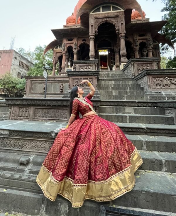 Royal Heritage Brocade Lehenga