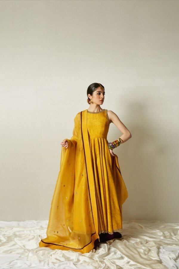 Haldi Charm Anarkali